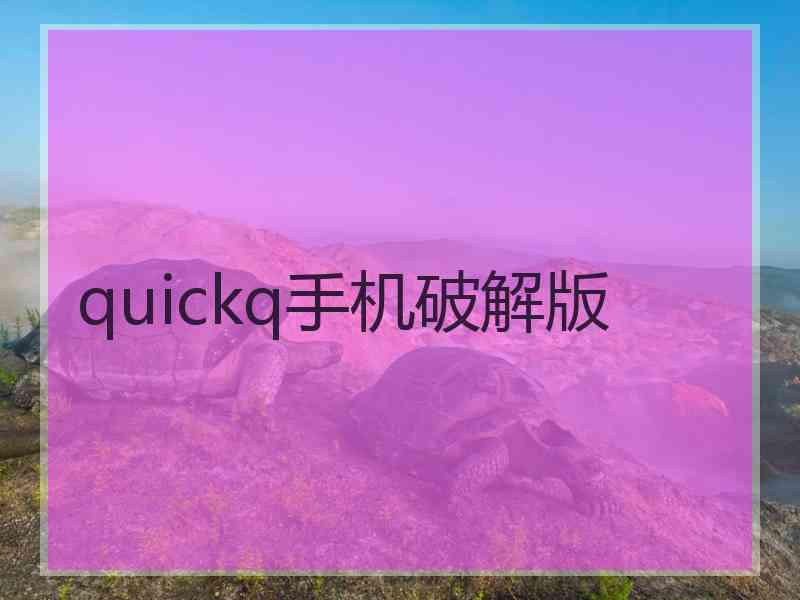 quickq手机破解版