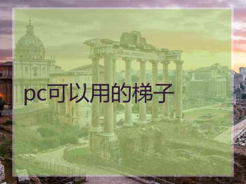 pc可以用的梯子