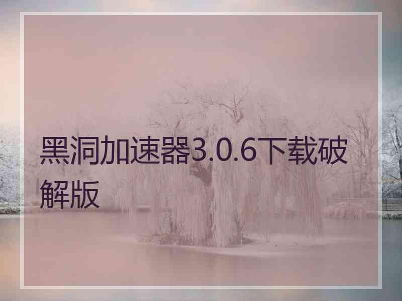 黑洞加速器3.0.6下载破解版