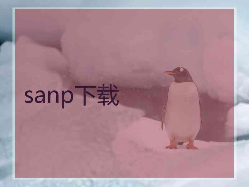sanp下载