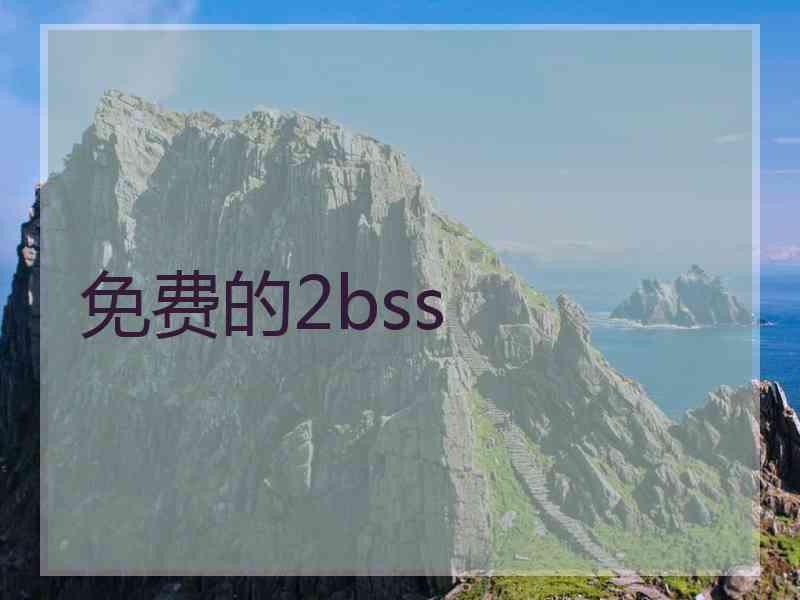 免费的2bss