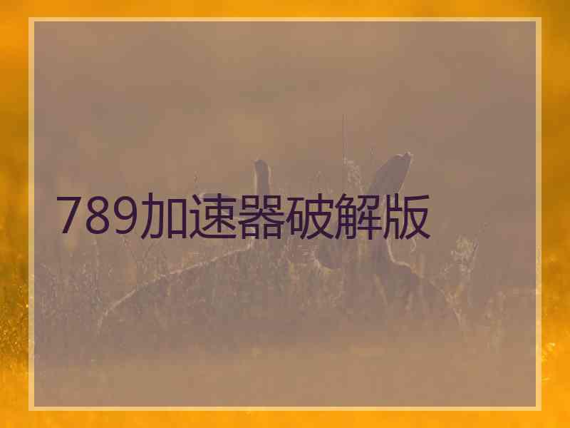 789加速器破解版